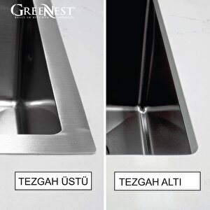 Green Nest Paslanmaz 40*50 Tezgah Üstü/alti Evye
