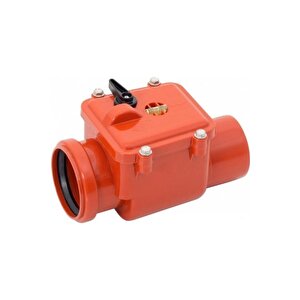 Ø50mm Pvc Pis Su Atıksu Gider Çekvalf Kilitli Sistem