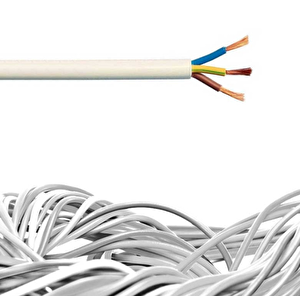 30 Metre 3x1,5 Ttr H05vv-f Beyaz Öznur Kablo