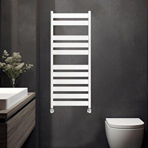 1200x500 Lara Karbon Çelik Havlupan Beyaz 60 Ay Garantili