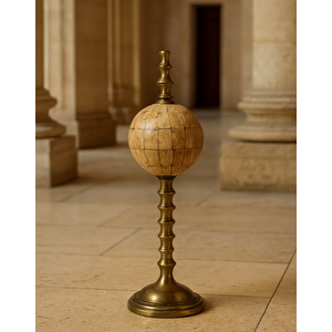 Yerküre Bi̇blo Ahşap Standli Eski̇tme 16x50