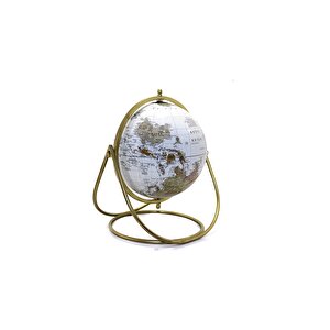 Yerküre Bi̇blo Metal Standli, Beyaz, 30x27