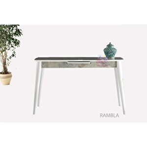 Ortadan Açılabilir Mdf  Yemek Masası, Mutfak Masası ( 70x120 Cm ) Rambla