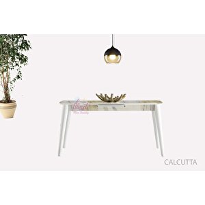 Ortadan Açılabilir Mdf  Yemek Masası, Mutfak Masası ( 70x120 Cm ) Sonato