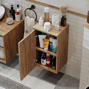 Roomart Banyo Dolabı Mat Mdf 60 X 35 Cm Banyo Boy Dolabı