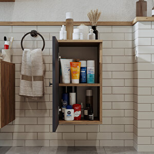 Roomart Banyo Dolabı Mat Mdf 60 X 35 Cm Banyo Boy Dolabı