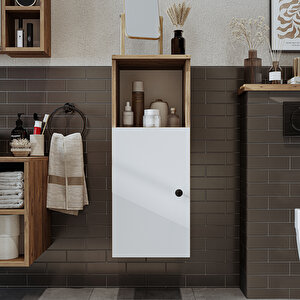 Roomart Banyo Dolabı Mat Mdf 90 X 35 Cm Banyo Boy Dolabı