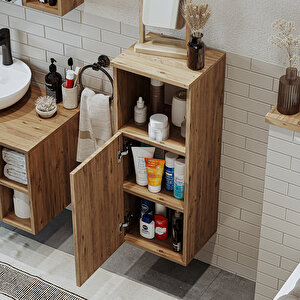Roomart Banyo Dolabı Mat Mdf 90 X 35 Cm Banyo Boy Dolabı