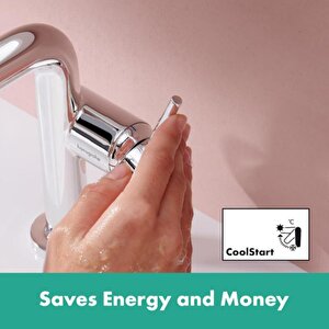 Hansgrohe Tecturis S Lavabo Bataryası 110 Coolstart Krom 73320000