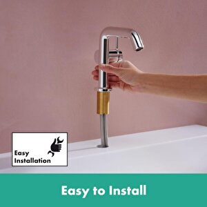 Hansgrohe Tecturis S Lavabo Bataryası 110 Coolstart Krom 73320000