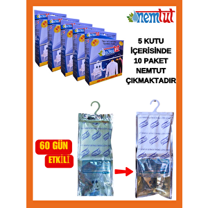 nemtut Nem Tutucu Alıcı Rutubet Giderici Önleyici Korozyon Önleyici Küf Ve Koku Giderici 5 Kg (5 KUTU/10 PAKET)