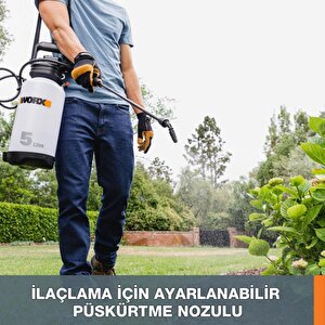 Worx Wg829e.9 20volt 5lt. Omuz Askılı Basınçlı İlaçlama Ve Dezenfektan Pompası (akü Dahil Değildir)