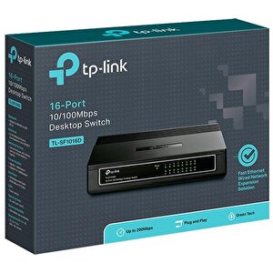 Tp-link Tl-sf1016d 16 Port 10-100 Mbps Ethernet Switch
