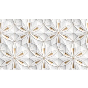 3 Boyutlu Kar Tanesi Desenli Duvar Kağıdı Baskı