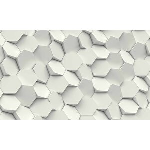 3 Boyutlu Altıgen 3 Boyutlu Duvar Kağıdı Baskı