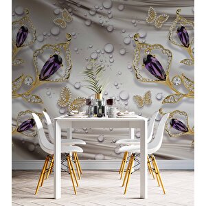 Swarovski Taşlı Duvar Kağıdı Baskı