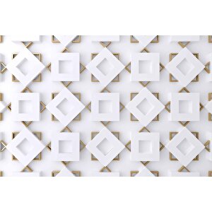 3 Boyutlu Geometrik Şekilli Duvar Kağıdı Baskı