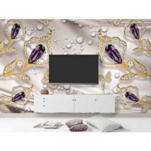 Swarovski Taşlı Duvar Kağıdı Baskı