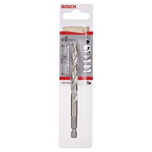 Ahşap Matkap Ucu 8 X 117 Mm 1/4 Hex Şaft 2608595523