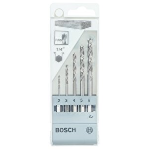 Ahşap Matkap Ucu Set 2-6 Mm 1/4 Hex Şaft 2608595525