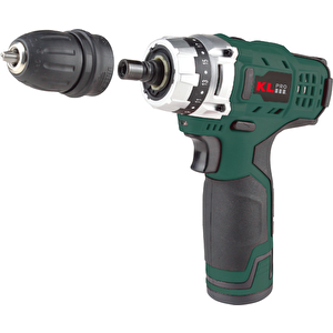 Klpro 10.8volt/2.0ah Li-ion Çift Akülü Prof. Matkap Klnm1020