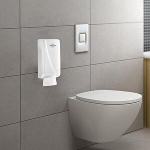 Rulopak Tekçek Maxi Tuvalet Kağıdı Dispenseri Transparan Beyaz