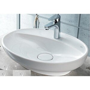Turkuaz Cerastyle Lal C Serisi  Tezgah Üstü Lavabo 60*45,5 Cm