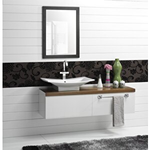 Turkuaz Cerastyle Bella Tezgah Üstü Lavabo 70*45 Cm