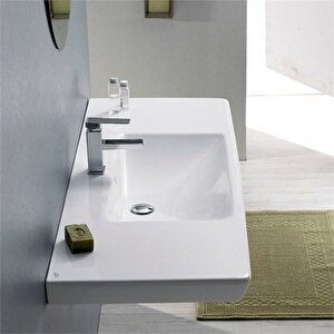 Turkuaz Cerastyle Porto D Etajer Uyumlu Lavabo 85*48 Cm
