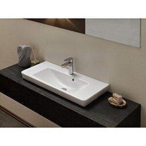 Turkuaz Cerastyle Porto D Etajer Uyumlu Lavabo 85*48 Cm