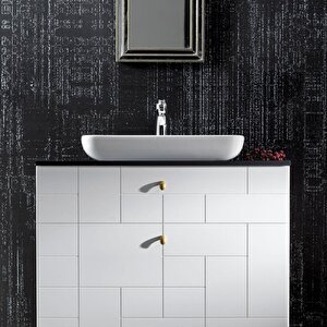 Turkuaz Cerastyle Lal Lavabo 80x42 Cm