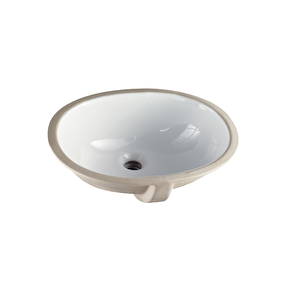 Turkuaz Cerastyle Tezgah Altı Hilton Yapıştırma Lavabo 44*34 Cm
