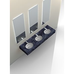 Turkuaz Cerastyle Tezgah Altı Hilton Yapıştırma Lavabo 44*34 Cm