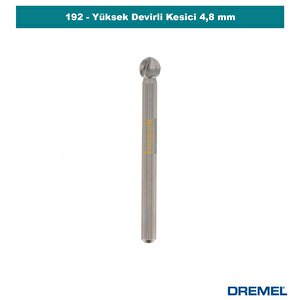 192 Yüksek Devirli Kesici 4,8 Mm (2 Adet)