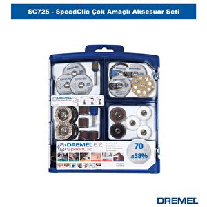 Sc725 Speedclic 70 Parça Çok Amaçlı Aksesuar Seti