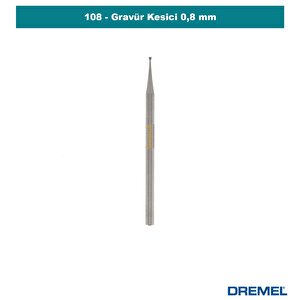108 Gravür Kesici 0,8 Mm (3 Adet) 26150108ja