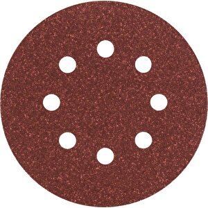 Eksantirik Zımpara Kağıdı 5'li, 125 Mm 80 Kum 8 Delik 2609256a24