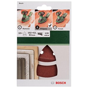 102 X 62/93 Mm 120 Kum Multi Üçgen Zımpara Kağıdı 2609256a64