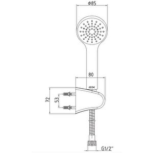 Eca Spylos Mafsallı Duş Seti Banyo Üst Takımı 102117378