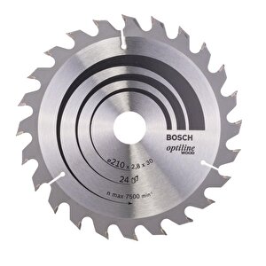 Optiline Ahşap 210x30 Mm 24 Diş Daire Testere Bıçağı 2608640621