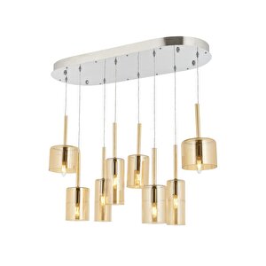 Mix Modern Avize E14 48w 70x35cm Metal Krom Avonni-av-1675-ellipse