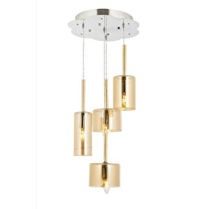 Mix Modern Avize E14 24w 35cm Metal Krom Avonni-av-1675-4kt