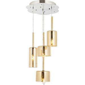 Mix Modern Avize E14 24w 35cm Metal Krom Avonni-av-1675-4kt