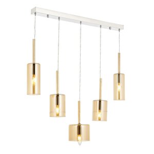 Mix Modern Avize E14 30w 70x15cm Metal Krom Avonni-av-1675-5ky