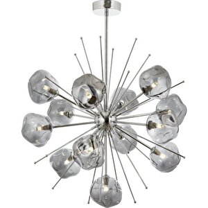 Snow Modern Avize G9 65w 70cm Metal Krom Avonni-av-1777-13k