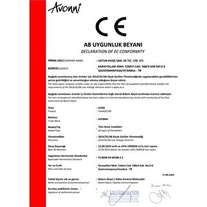 Snow Modern Avize G9 65w 70cm Metal Krom Avonni-av-1777-13k