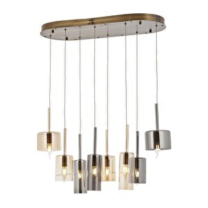 Mix Modern Avize E14 48w 70x35cm Metal Eskitme Avonni-av-1675-e-ellipse-bf