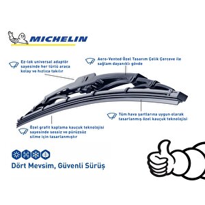 Michelin Rainforce™ Mc13917 42,5cm 1 Adet Universal Telli Silecek