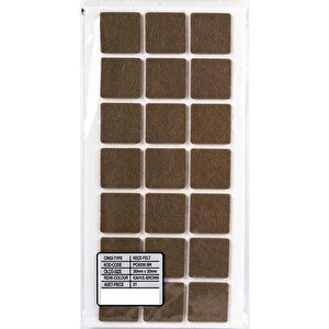 Mobilya Altı Zemin Koruyucu Keçe 30x30mm