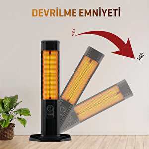 Lxv-2000 Karbon Elektrikli İnfrared Isıtıcı 2000w